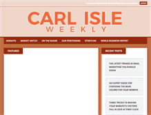 Tablet Screenshot of carlisleweekly.com